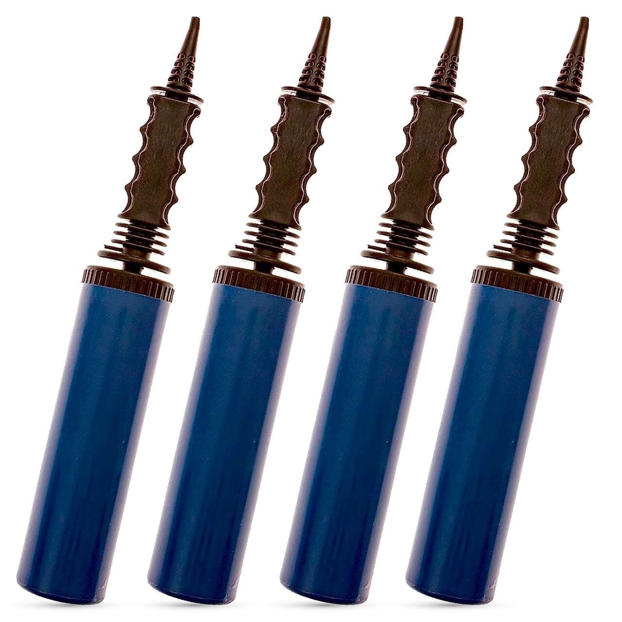 Impresa Two-Way Small Hand Pump for Inflatables - 4 Pack - Great for Inflating Balloons, Yoga Balls, Pool Floats, Toys, and More - The Perfect Summer Party Supply - Inflate 2x as Fast